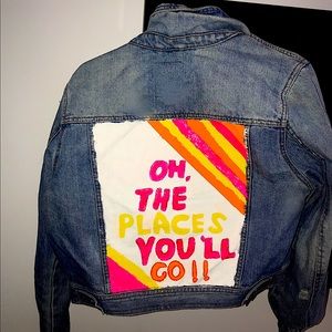 Painted Jean jacket
